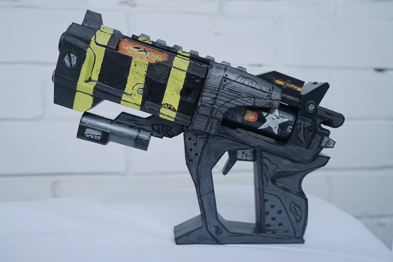 Disheveled Harold from Borderlands 2 - My, Borderlands, Borderlands 2, 3D печать, 3D printer, Replica, Cosplay, Longpost