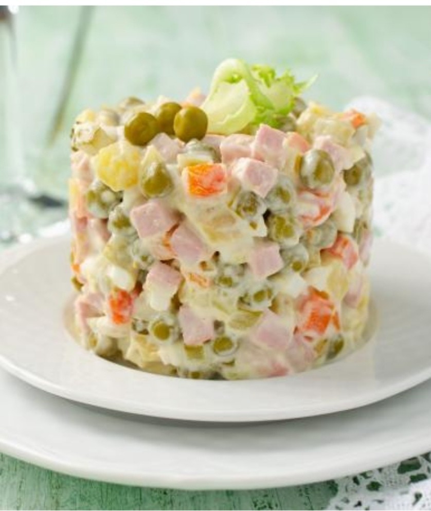 Let the battle begin! - My, New Year, Olivier salad, Salad, Recipe, Cucumbers, Humor