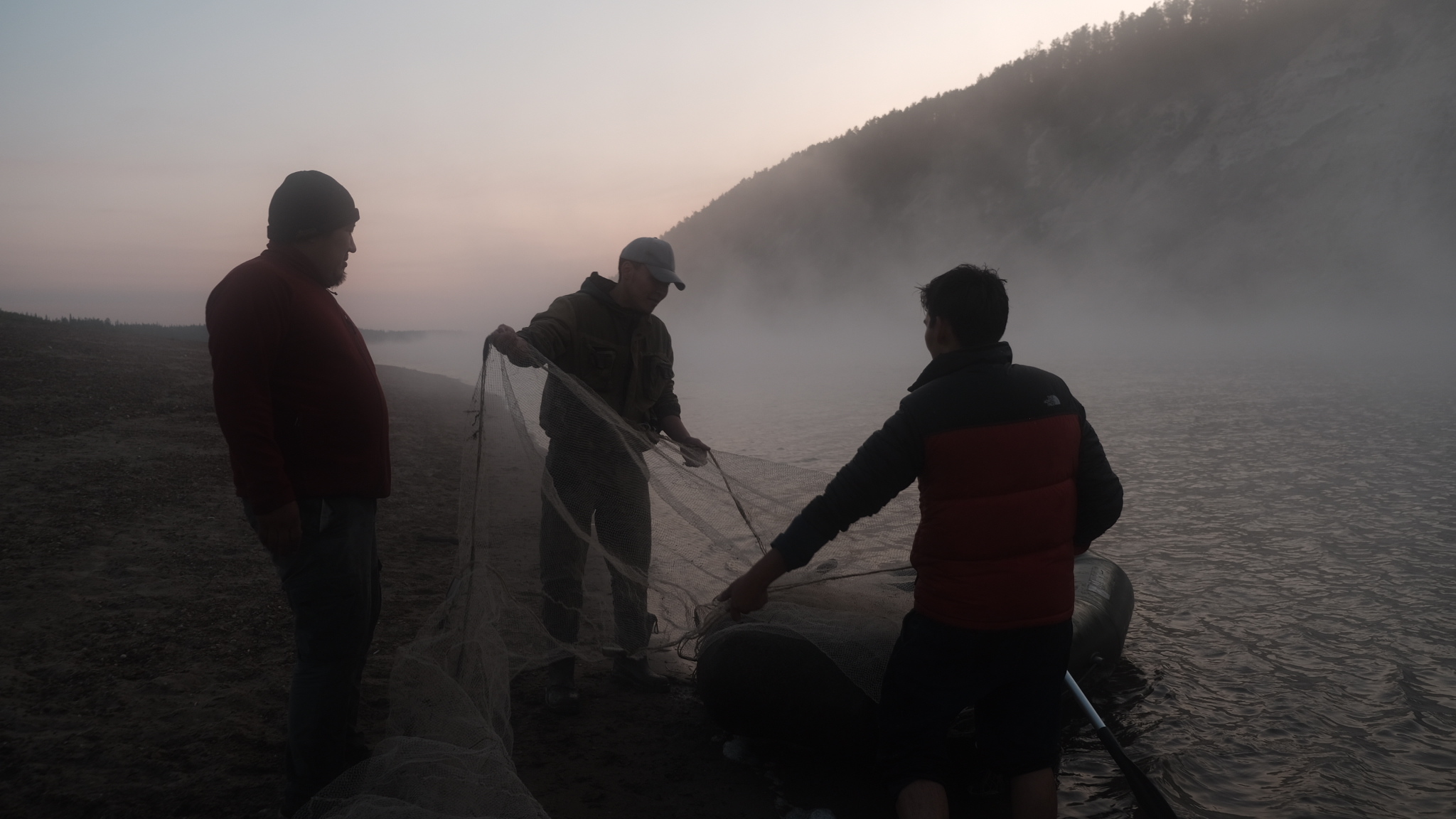 Fishing in Amga - My, Yakutia, Fishing, Amga