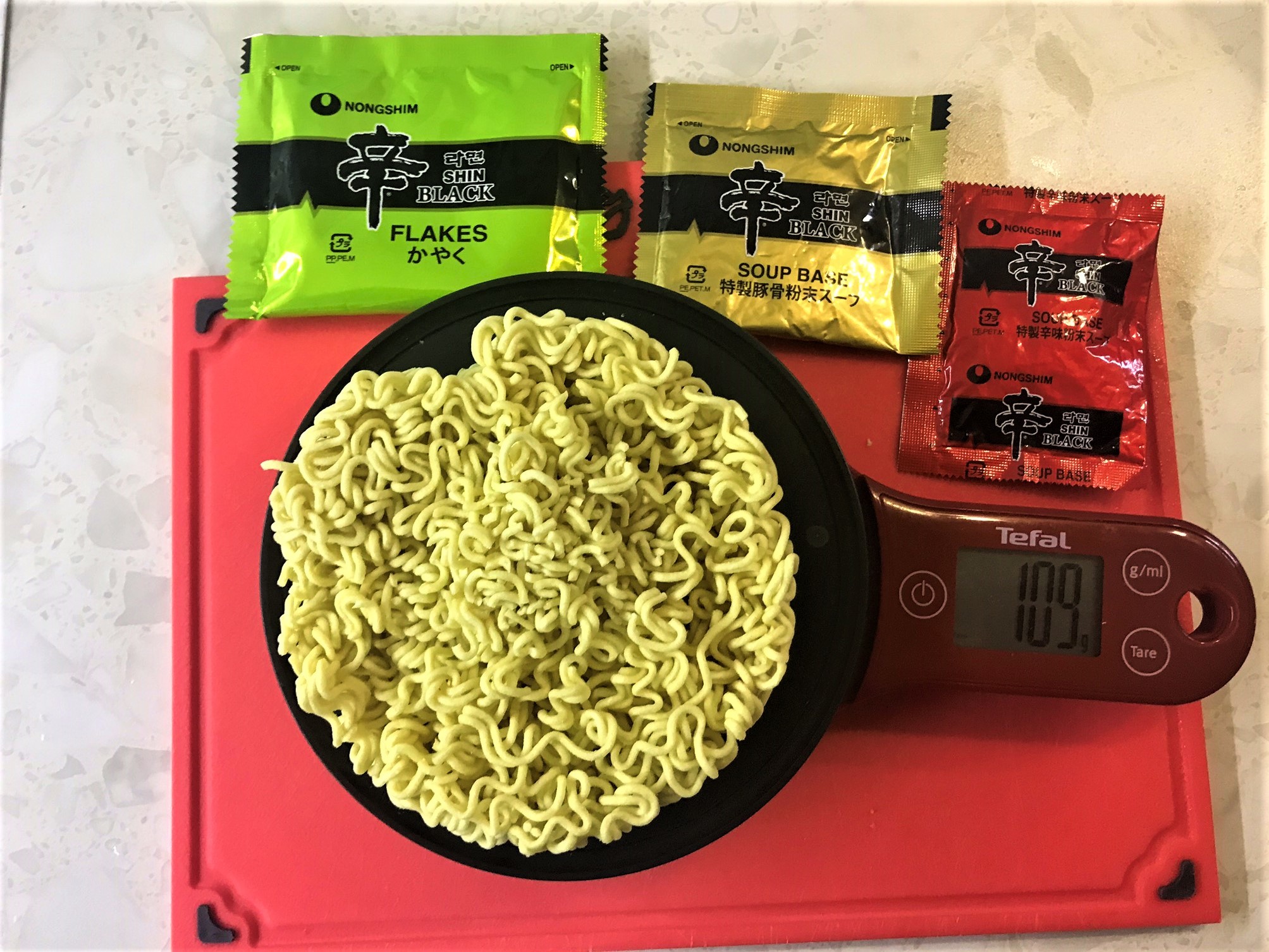 Red Doshik at maximum speed - Nongshim Shin Ramyun BLACK - My, Ramen, Doshirakology, Noodles, Overview, Longpost