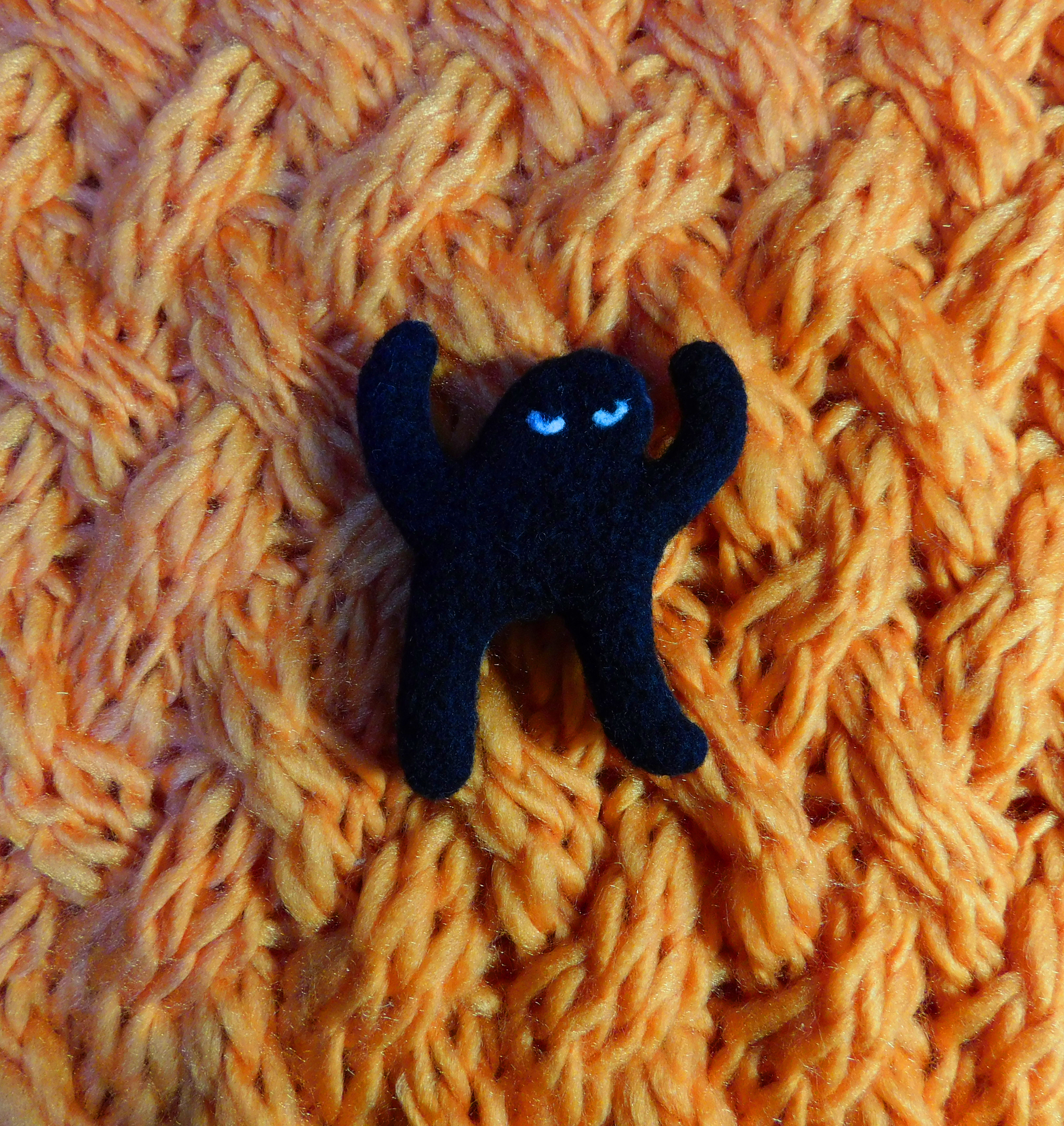 Post 7116926 - My, Byy, Brooch, Needlework without process, Dry felting