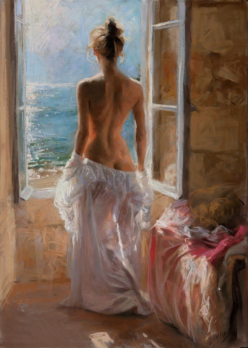 Artist Vicente Romero Redondo. Coincidences with other posts removed - NSFW, Vicente Romero Redondo, Artist, Painting, Pastel, Spain, Longpost