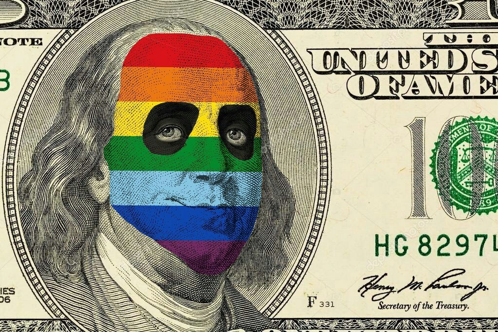 LGBT DOLLAR - Dollars, LGBT, Design, Drawing, Photoshop