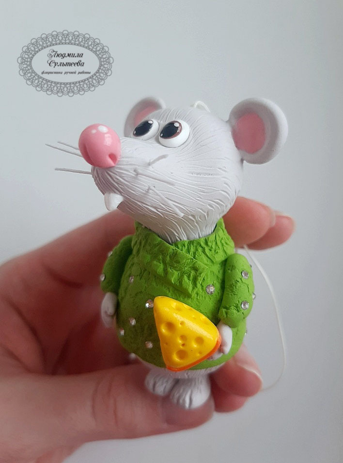 New Year's toys: rats or mice? - New Year, Presents, Needlework without process, Creation, Handmade, Christmas decorations, Longpost