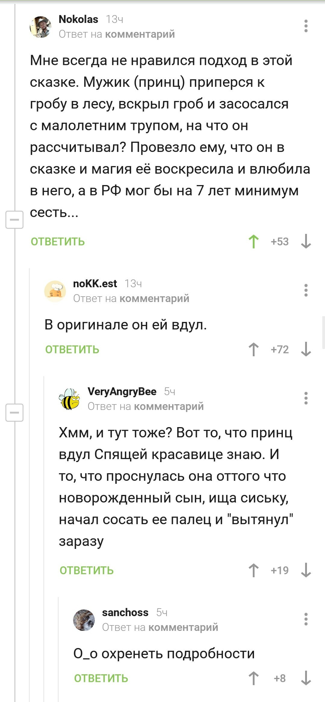 Белоснежка, что с тобой стало? - Скриншот, Комментарии, Комментарии на Пикабу, Длиннопост