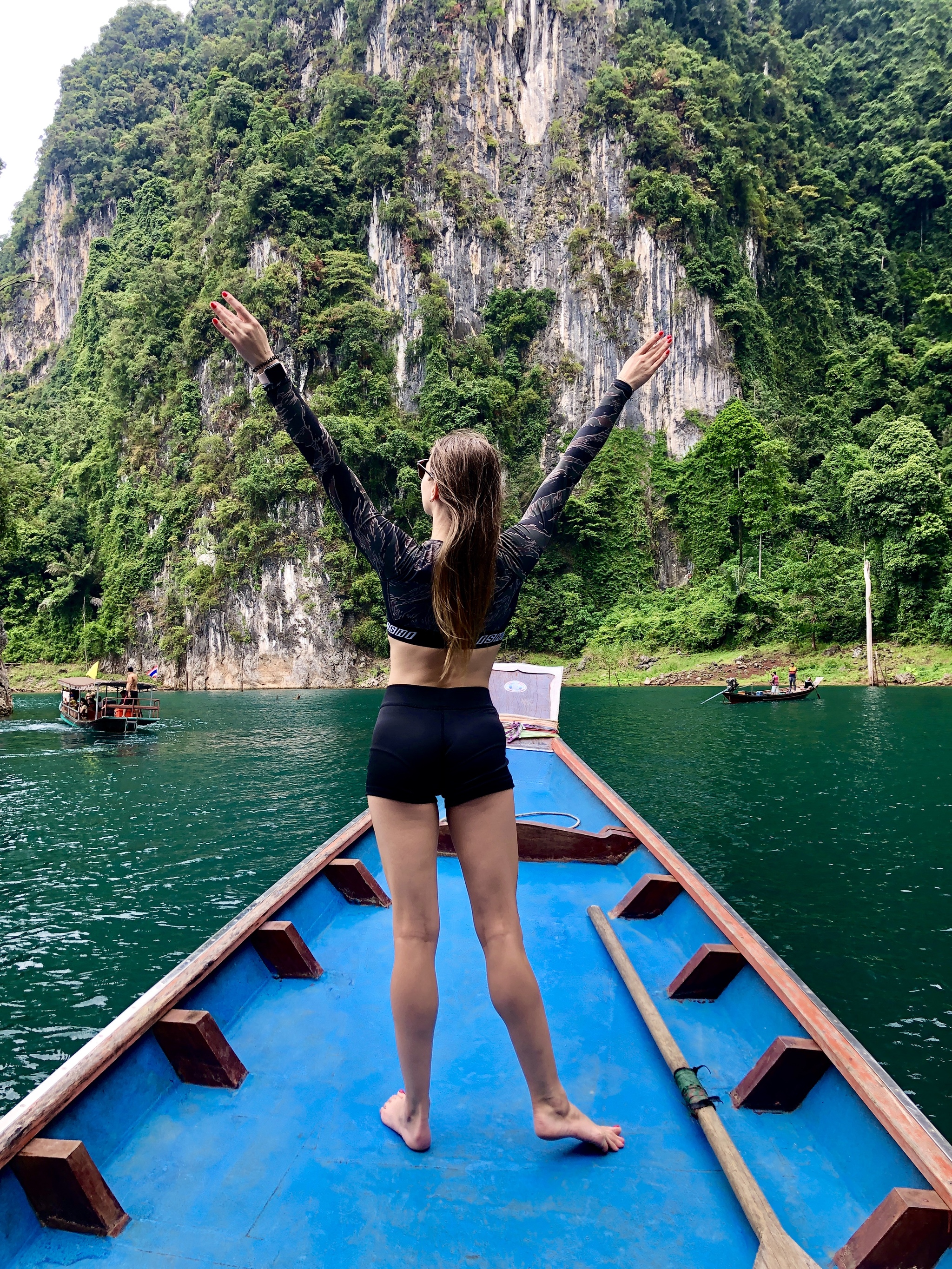 The most beautiful places in Thailand - Khao Sok - My, Thailand, National park, Travels, Beautiful view, The rocks, Exotic, Tropics, Lake, Longpost