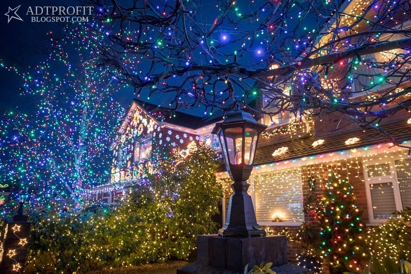 Christmas lights in Britain - Christmas, Great Britain, beauty, New Year, Longpost