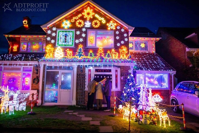 Christmas lights in Britain - Christmas, Great Britain, beauty, New Year, Longpost