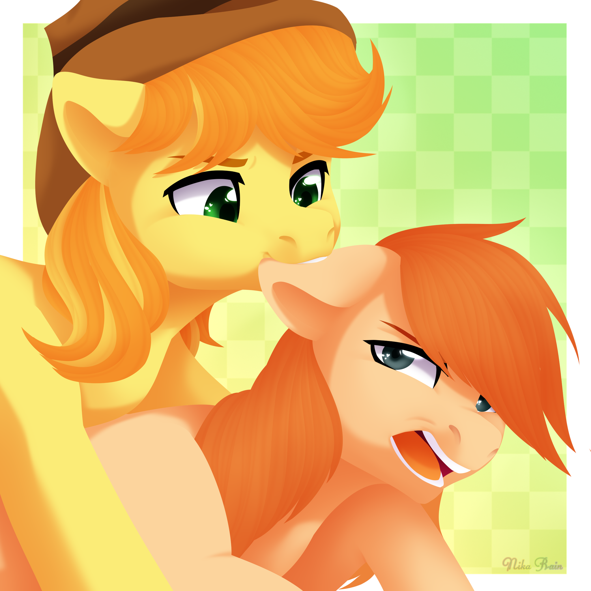 New Year's is in a week, and... - My, Art, Braeburn, My little pony, Original character