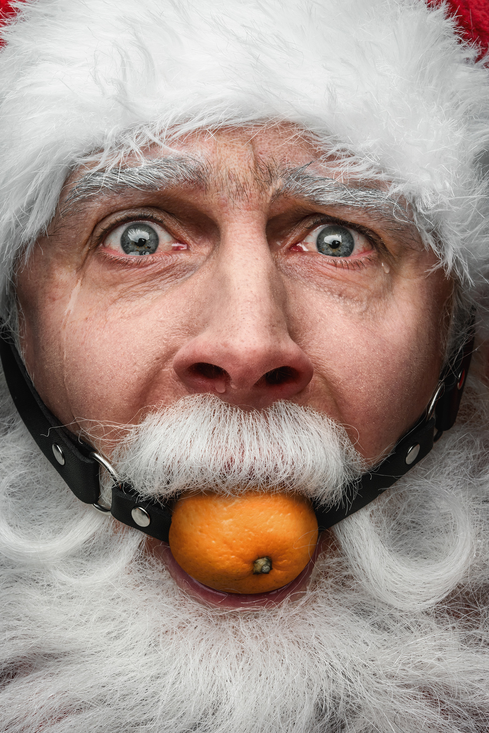 It's been a tough year - My, Santa Claus, New Year, Hard times, Tangerines