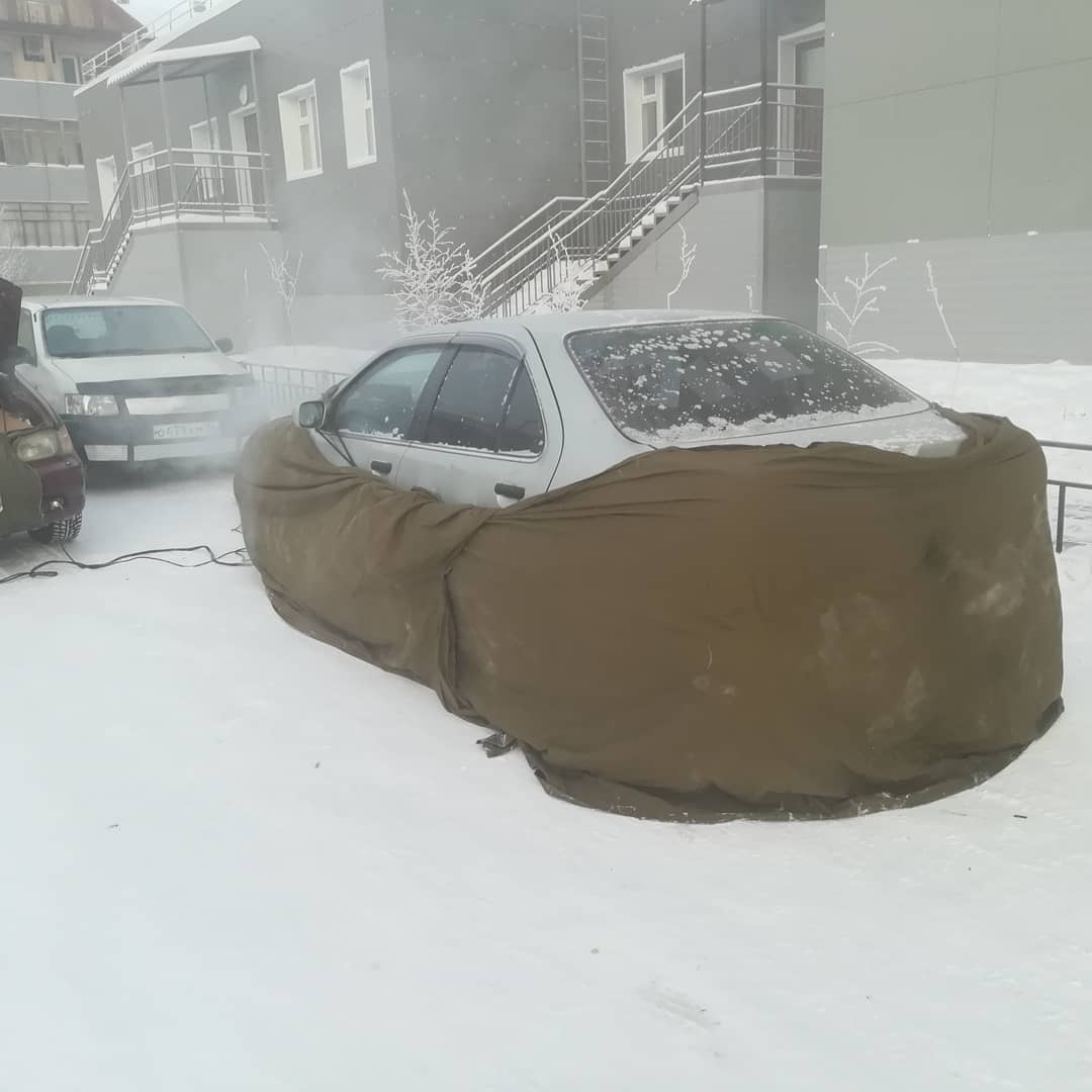 Plots for the film The Haze or just surviving at -50 degrees - Yakutsk, Winter, 2019, The photo, Fog, Haze, Longpost