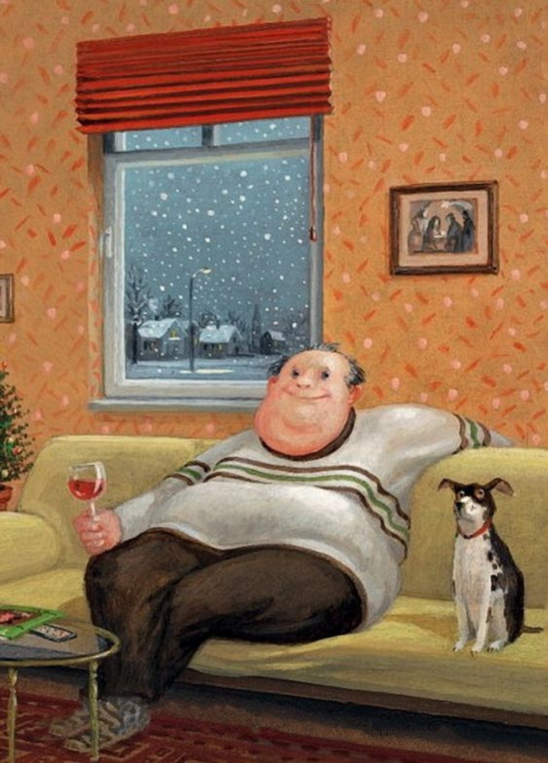 New Year's Gerhard Gluck - Art, Drawing, Caricature, New Year, A selection, Gerhard Gluck, Longpost