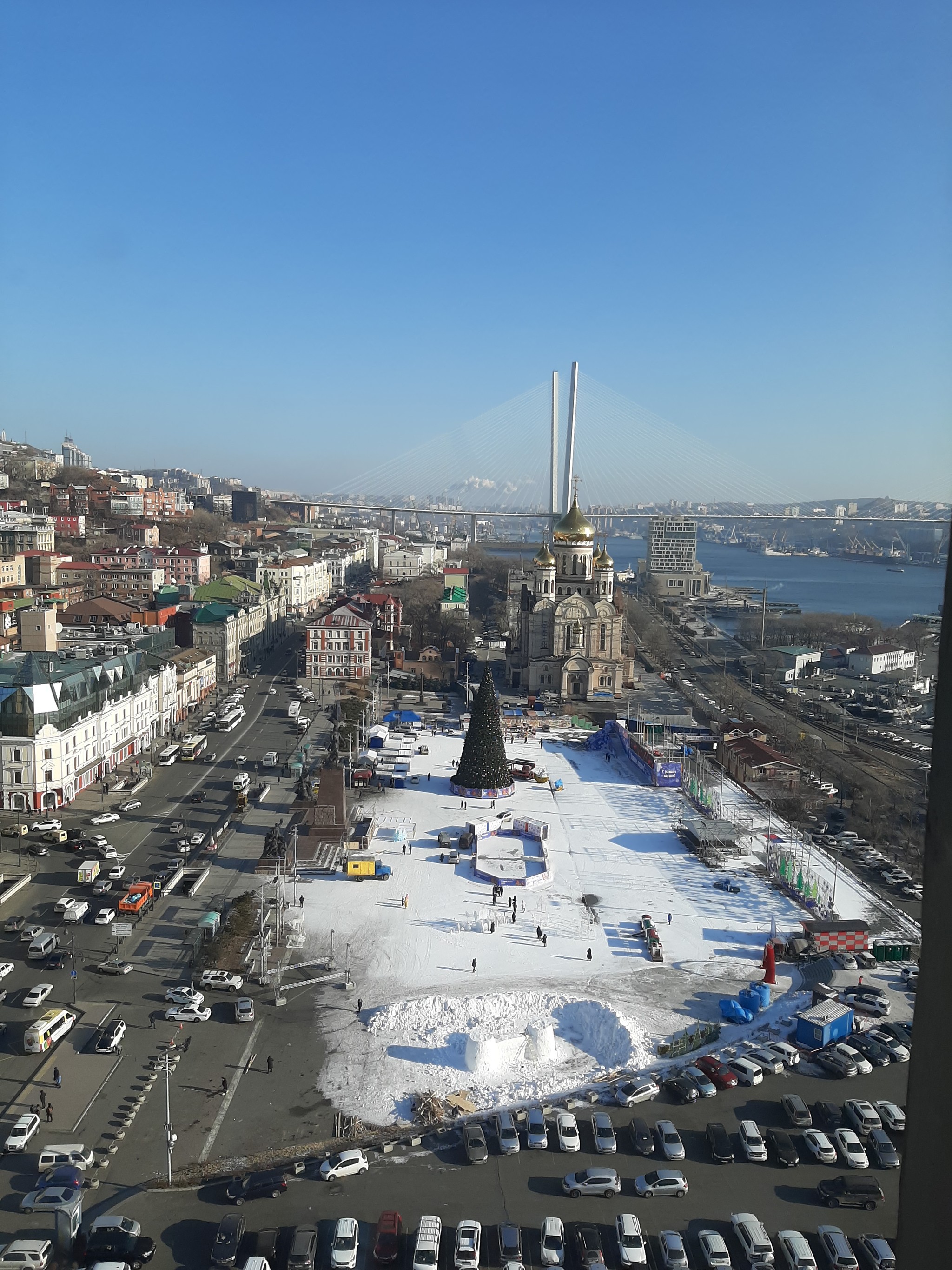 Snow oasis - My, Vladivostok, New Year