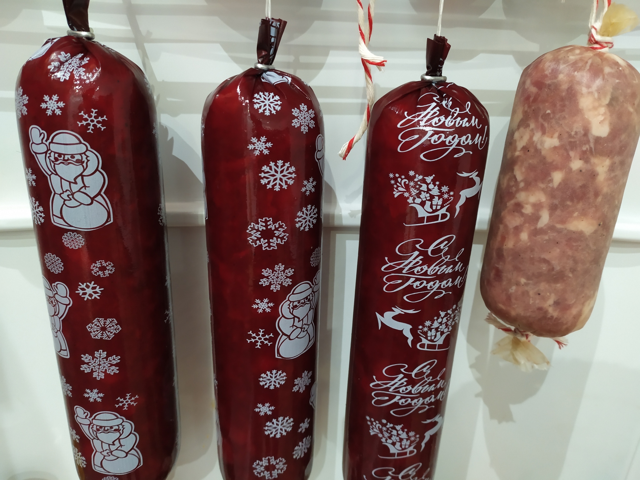 Poltava sausage as a gift for the New Year - My, Sausage, Meat, New Year, Presents, Recipe, Longpost, Cooking