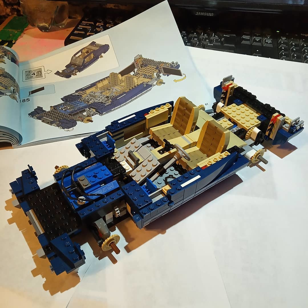 Assembly of Ford Mustang GT 1967 (Lepin, 21047) [Part-4 & 5] - Longpost, Ford mustang, Lepin, Constructor, Ford Mustang GT, My