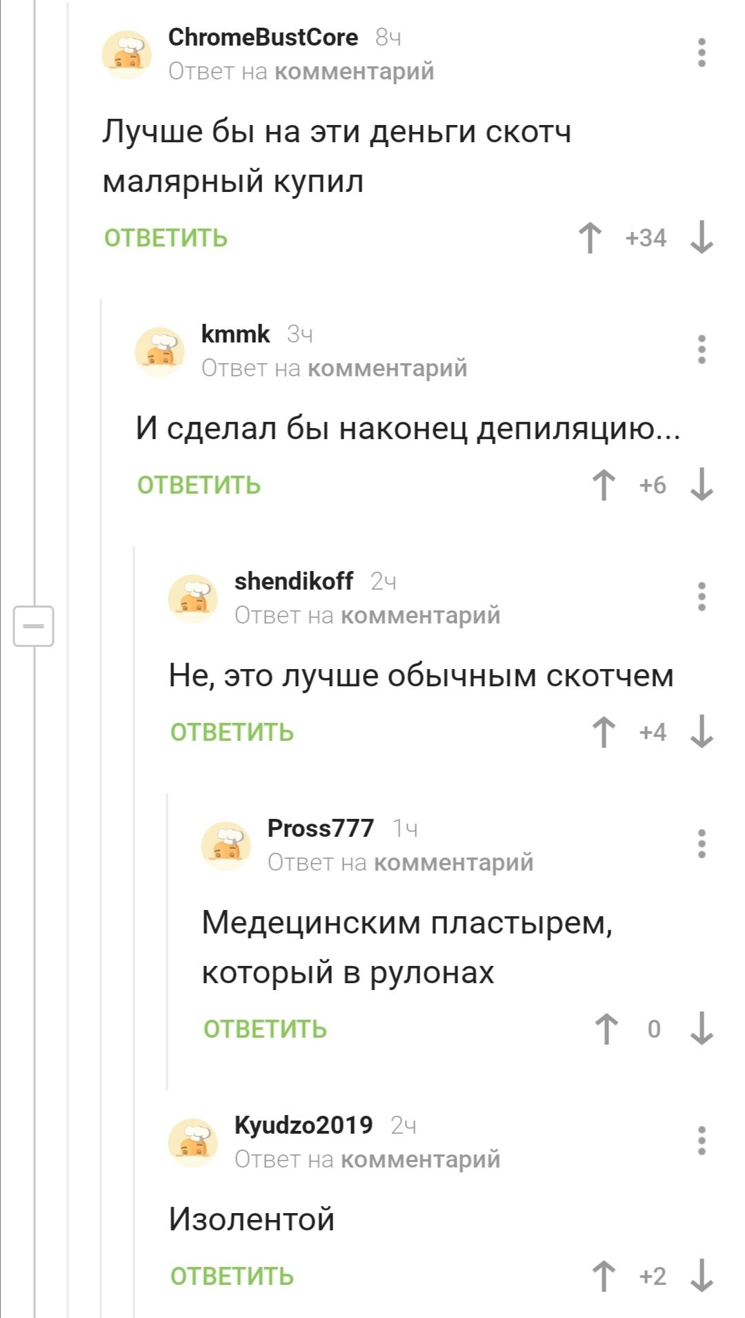 Пикабушники плохого не подскажут! - Скриншот, Комментарии, Комментарии на Пикабу, Скотч, Изолента, Малярный скотч, Пластырь