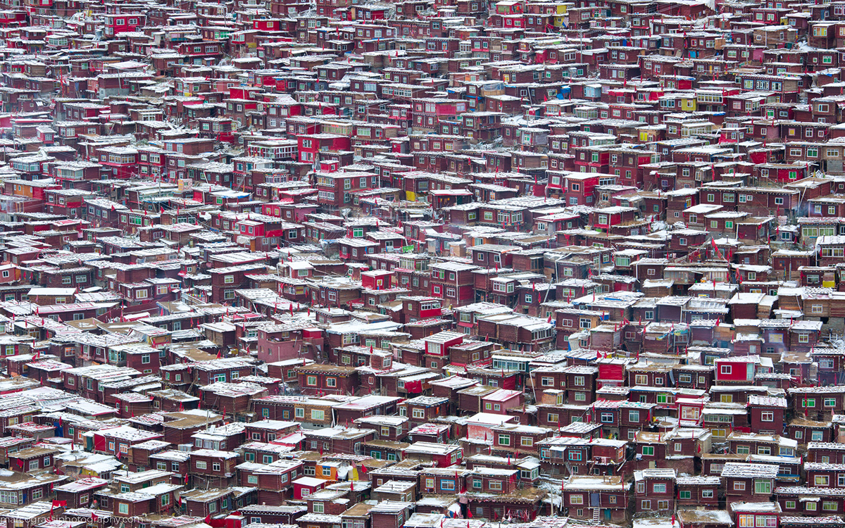 Hive - China, Village, Building, The photo, Longpost, Tibet, Buddhists