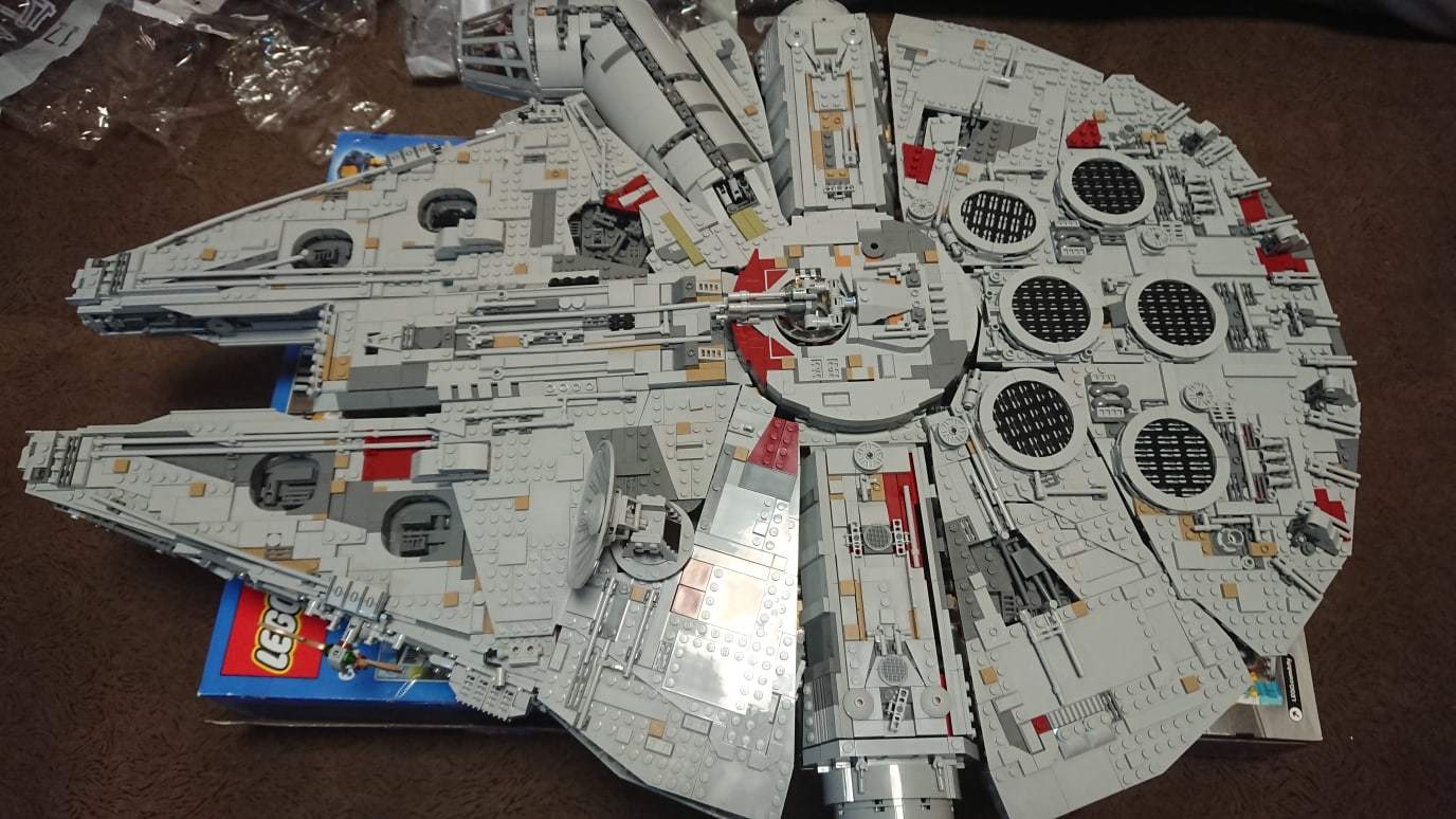 Assembling set 75192 The Millennium Falcon - part 2 - My, Lego, Star Wars, Millennium falcon, Longpost