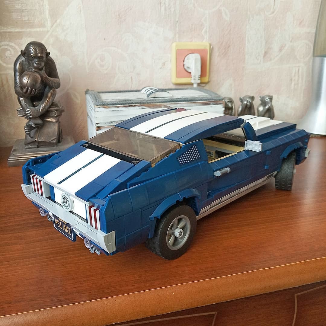 Assembly of Ford Mustang GT 1967 (Lepin, 21047) [Option-1 & 2] - My, Ford Mustang GT, Ford mustang, Constructor, Lepin, Longpost