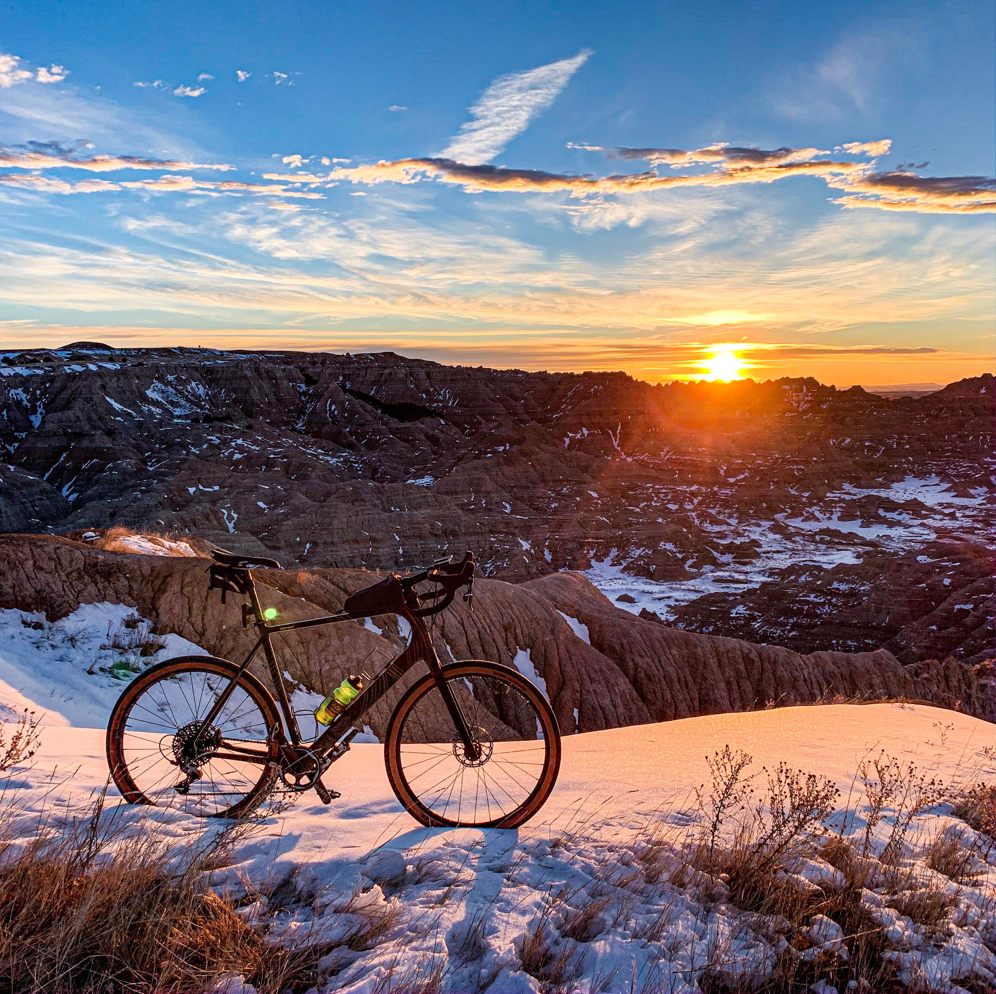 Silence and freedom - A bike, Nature, South Dakota