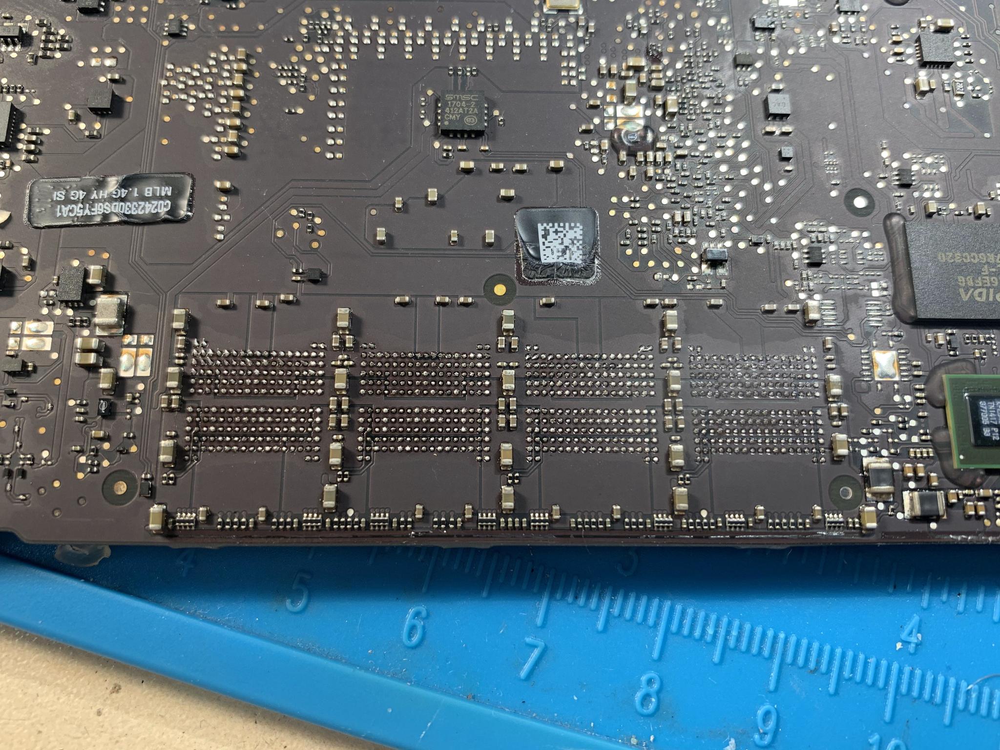 Increasing RAM from 4 to 8GB on MacBook Air 13 2013-2015 - My, Repair of equipment, Macbook, Increase memory, Soldering, Longpost