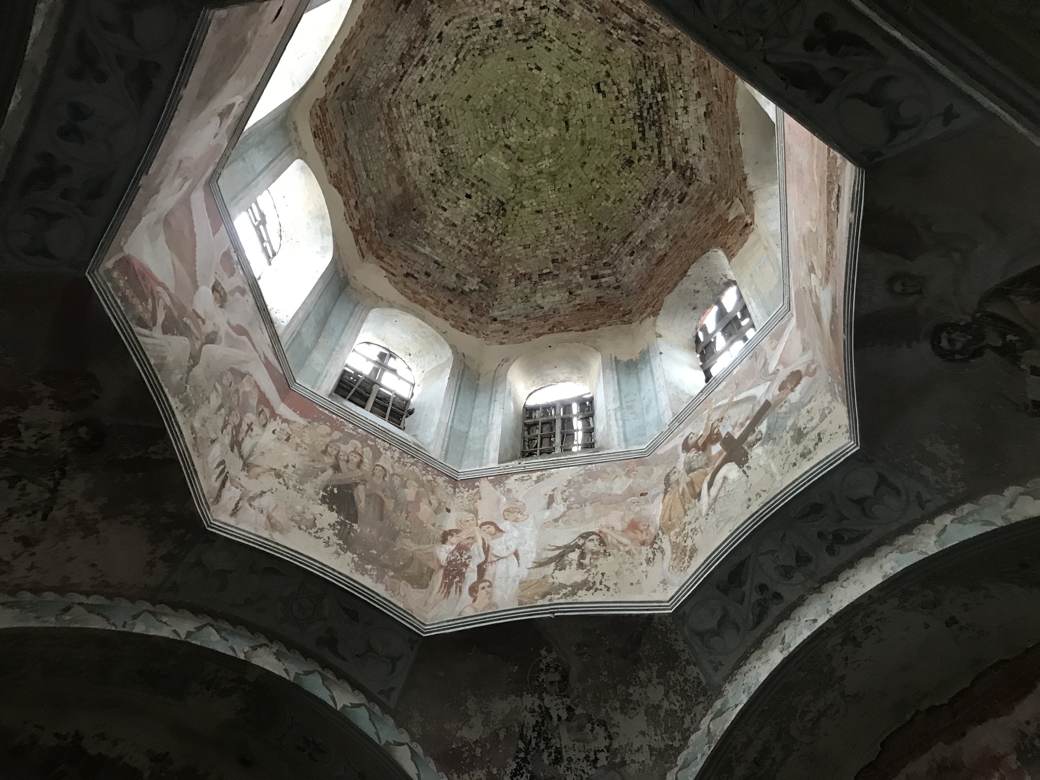 Frescoes in an abandoned church - My, Travels, Abandoned, Tourism, Temple, Church, Story, Video, Longpost