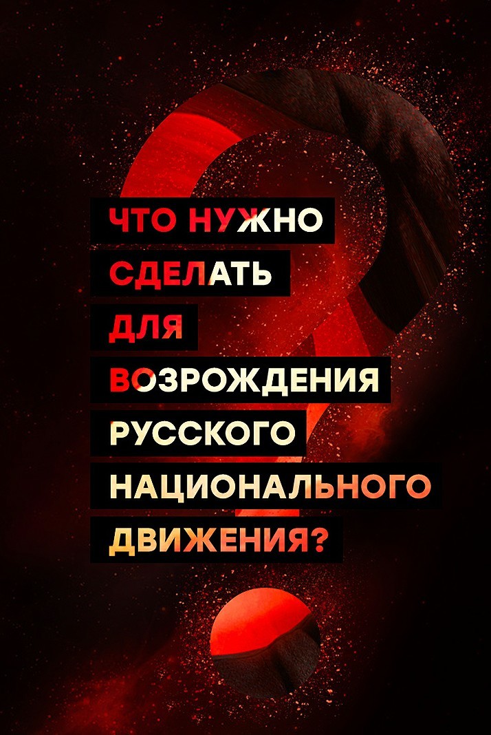 Что нужно сделать для возрождения национального движения? - Русские, Россия, Русские вперед!, Русский национализм, Национализм, Национальный вопрос, Национальная идея, Длиннопост, Мат