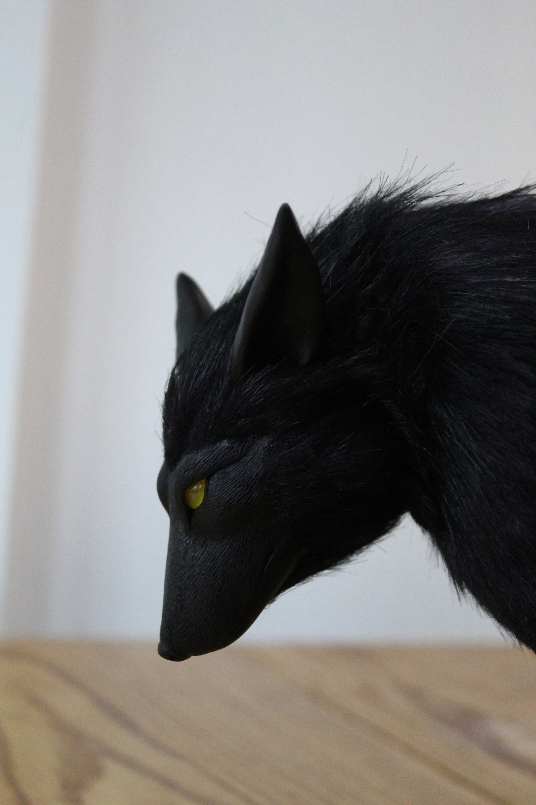 Shadow Fox (with pattern making process) - My, Polymer clay, Needlework with process, With your own hands, Art, Handmade, Toys, Mystic, Video, Longpost