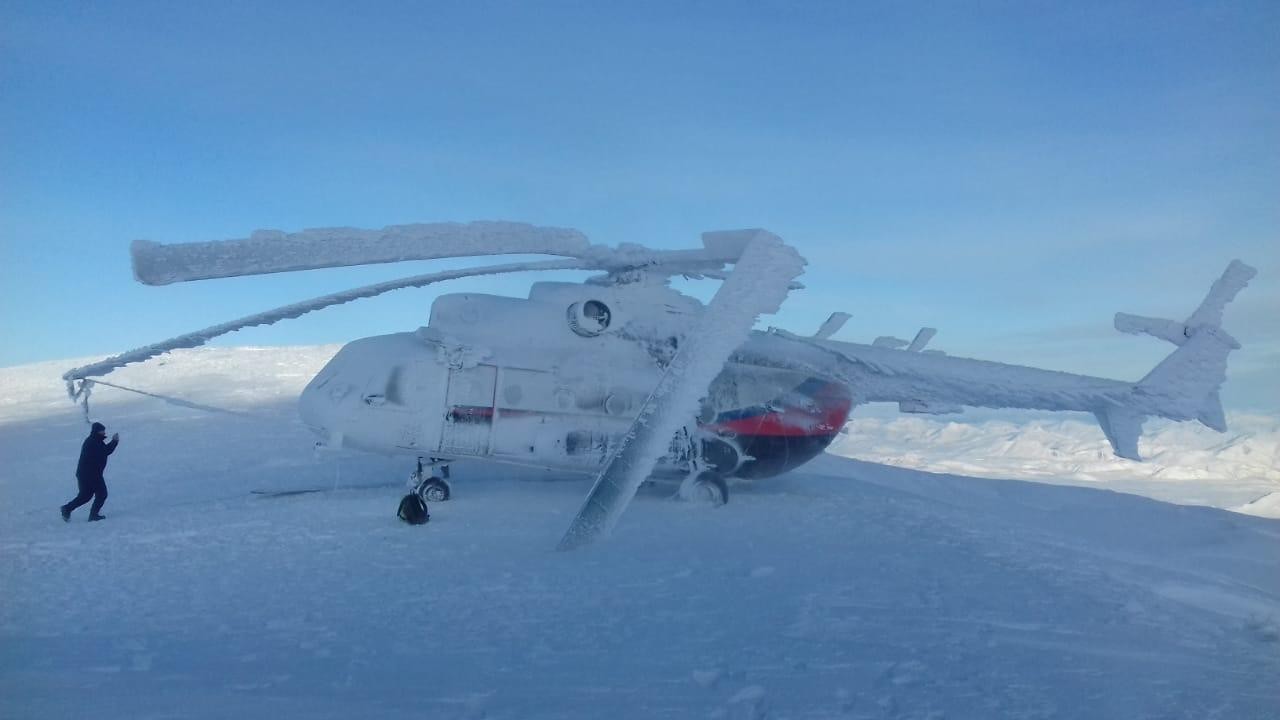 Harsh Kamchatka - Kamchatka, Mi-8, Mutnovsky Volcano, Icing, Video, Helicopter, news