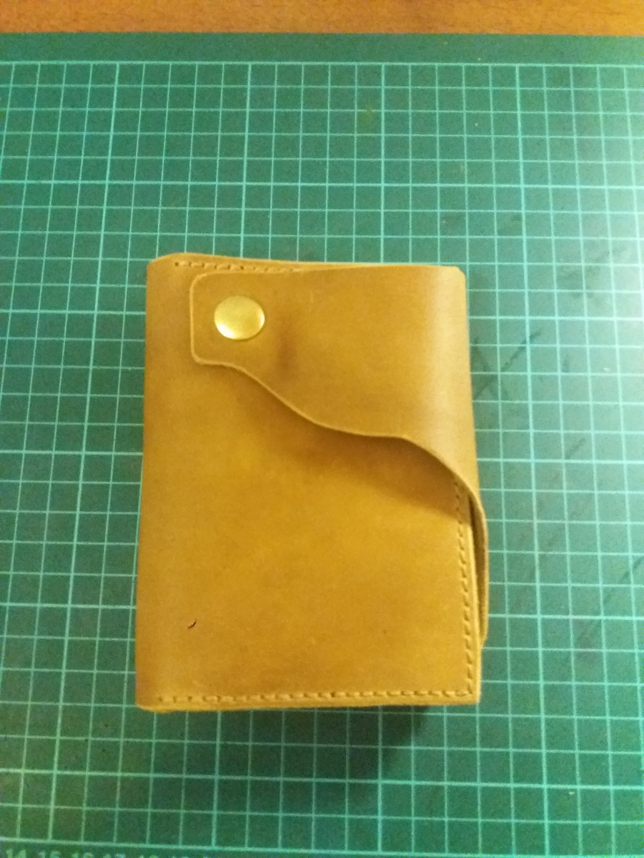 Passport cover - My, Leather products, With your own hands, Longpost