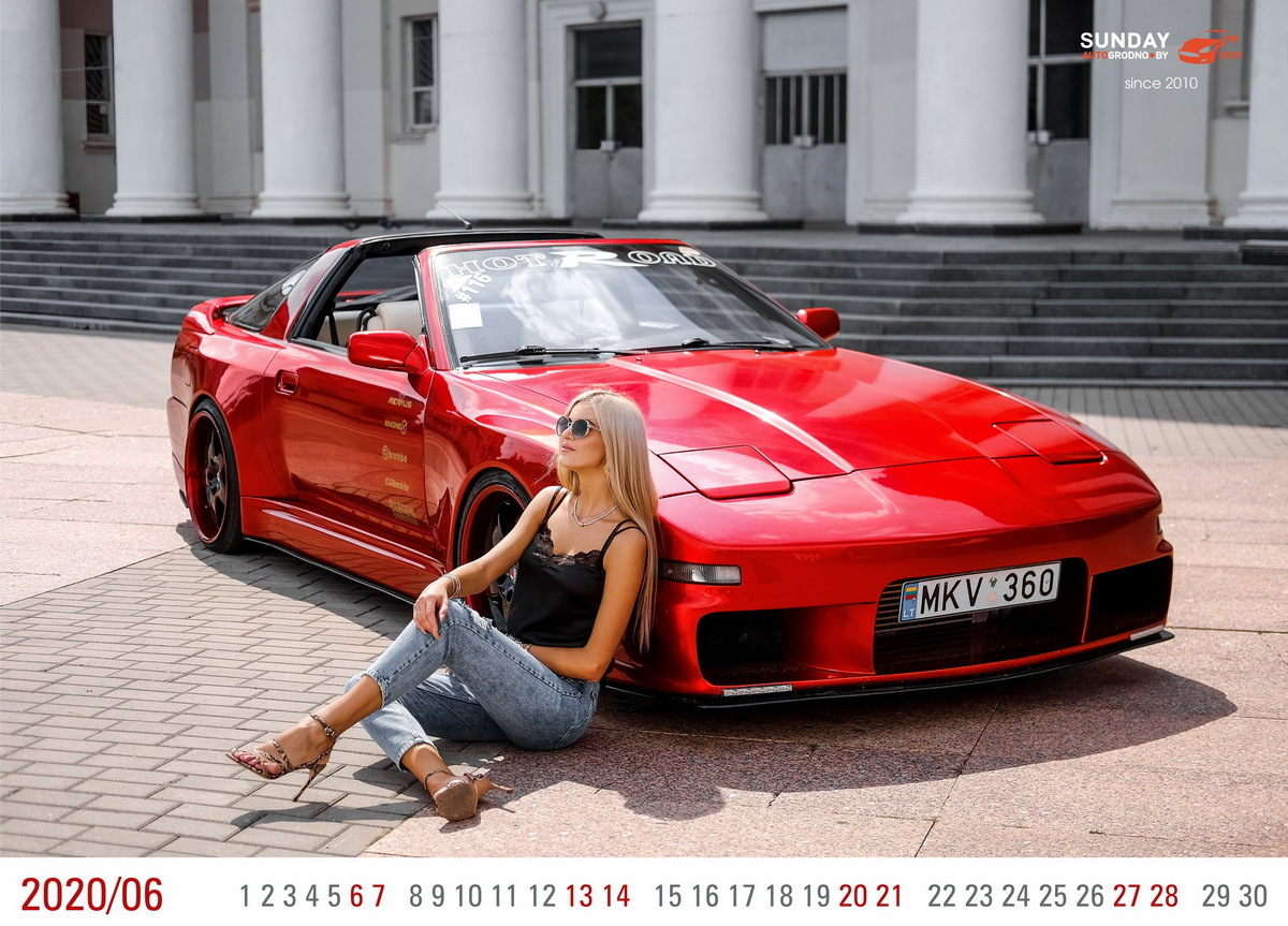 12 girls starred for the automobile calendar of the SunDay festival (Grodno, Belarus) - My, Auto, Girls, Sports girls, Motorists, The festival, Exhibition, Auto show, Auto Exhibition, Longpost