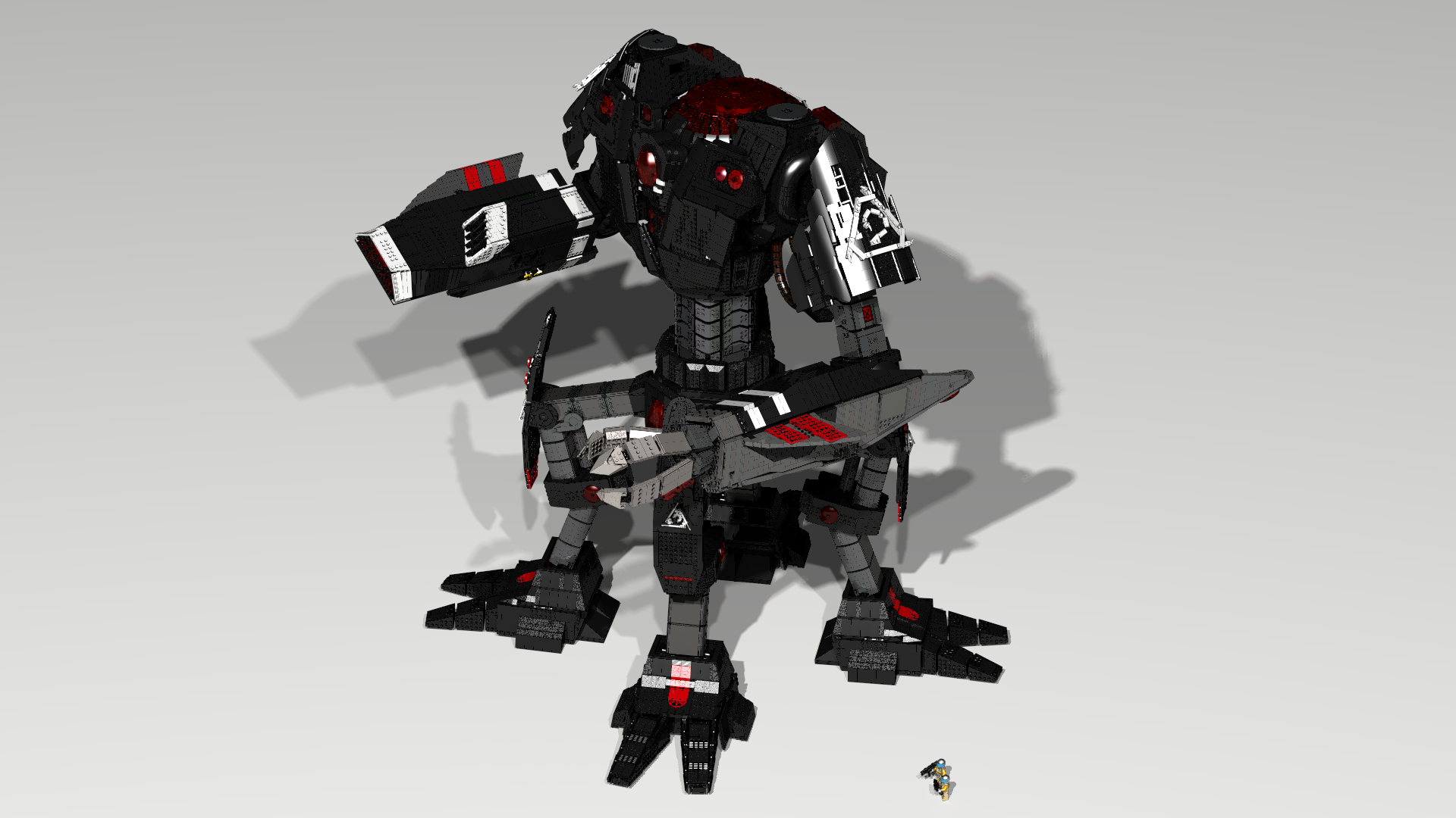 Redeemer engaged! - My, Lego, Ldd, LEGO digital designer, Constructor, Homemade, Tiberiumwars, Longpost