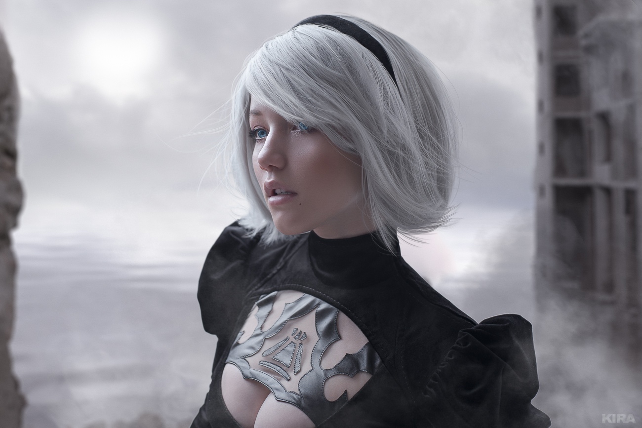 YoRHa No.2 Type B cosplay from the game Nier - NSFW, The photo, Cosplay, Girls, Longpost, NIER Automata, Yorha unit No 2 type B, Lada Lumos, Alin Ma (xenoncos), Disharmonica