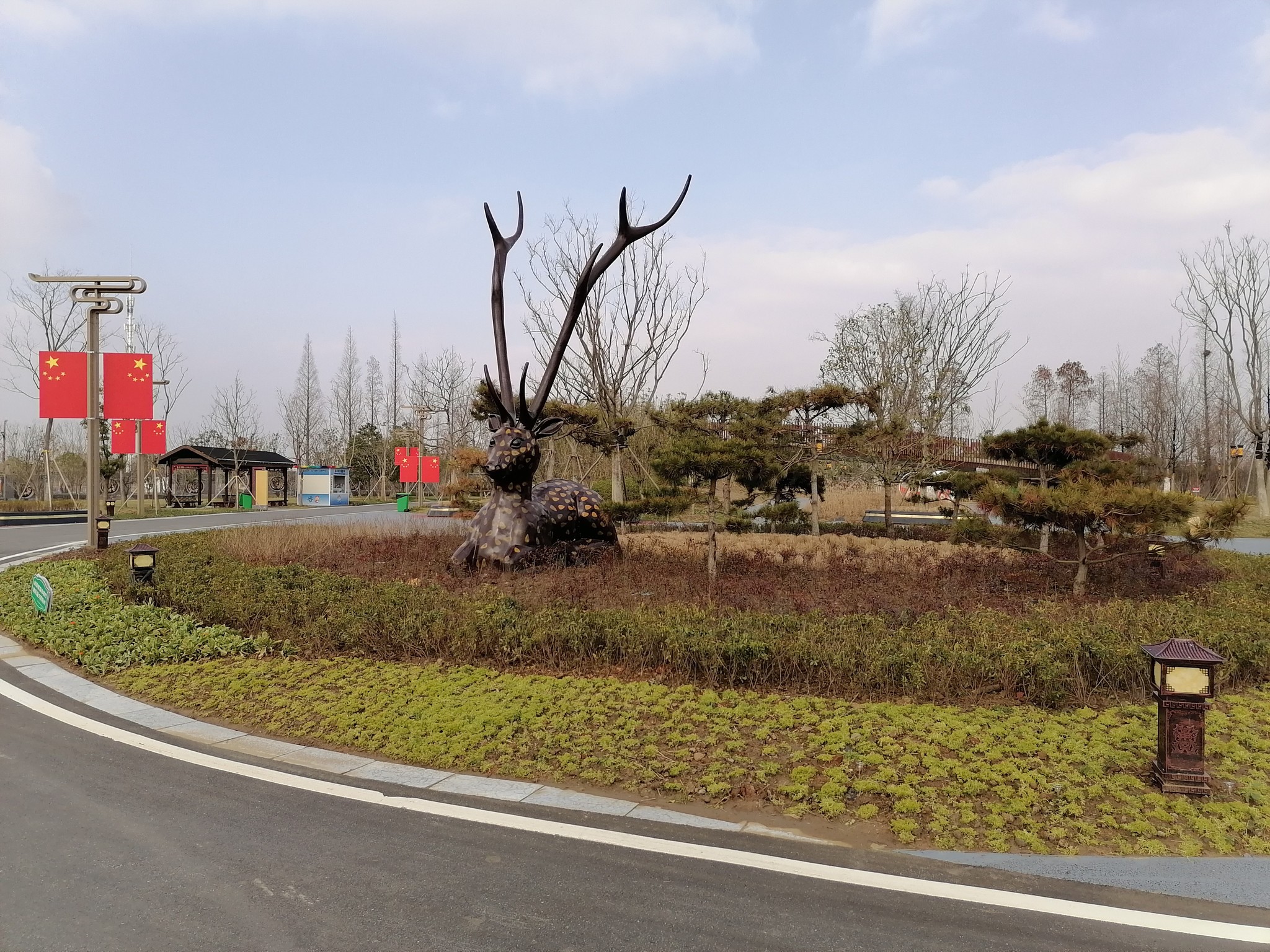 One of the parks in Jingzhou (PRC) - My, China, beauty, Longpost