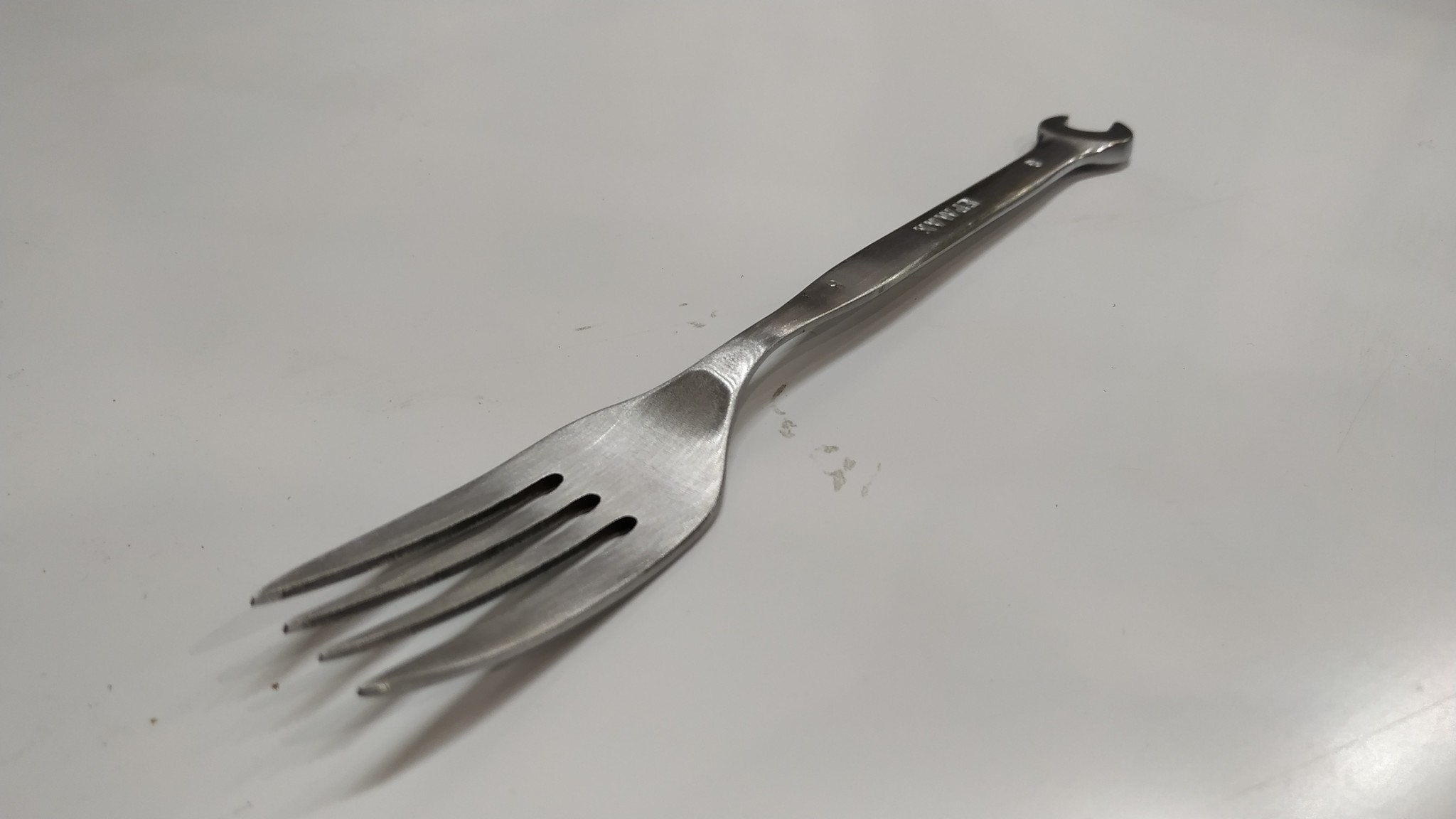 Fork for 8 - My, Fork, Dinner, Video, Longpost, Repair