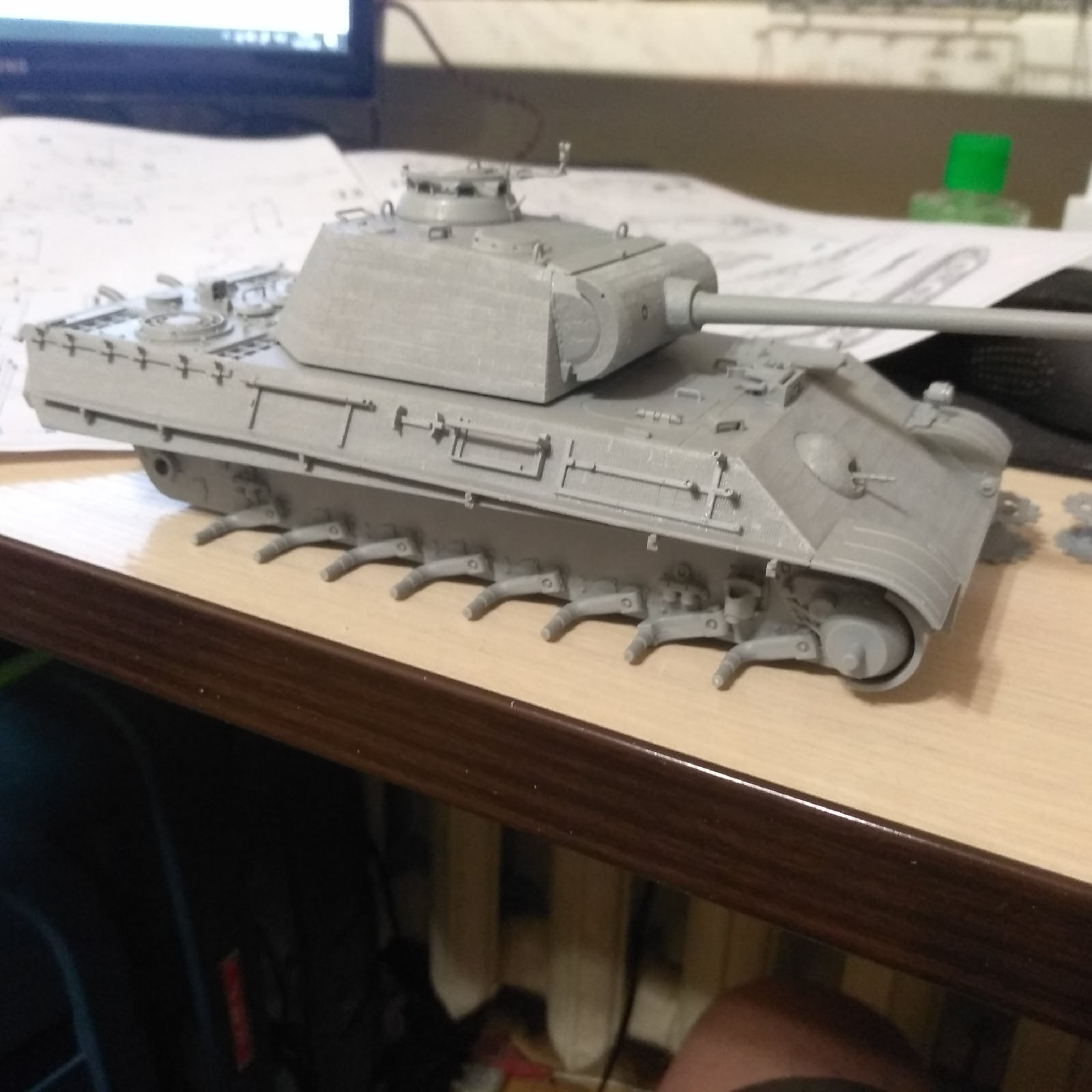 Hello again. Panter G early. Dragon 6384 - My, Stand modeling, Tanks, Panther, Models, Assembly, The Great Patriotic War, Longpost