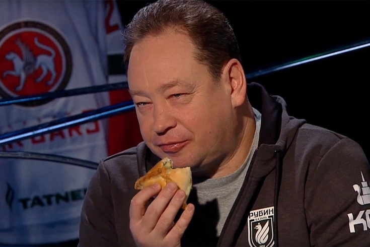 Leonid Slutsky ate an echpochmak at speed - Leonid Slutsky, Football, Echpochmak, Comments, Funny, Challenge accepted, Victory