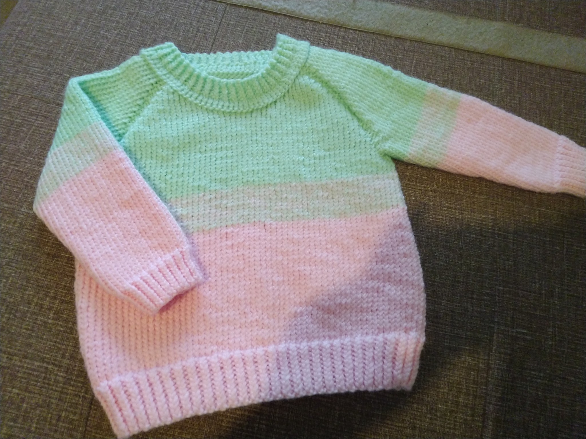 Everything happens for the first time) - My, Knitting, Pullover, Needlework without process