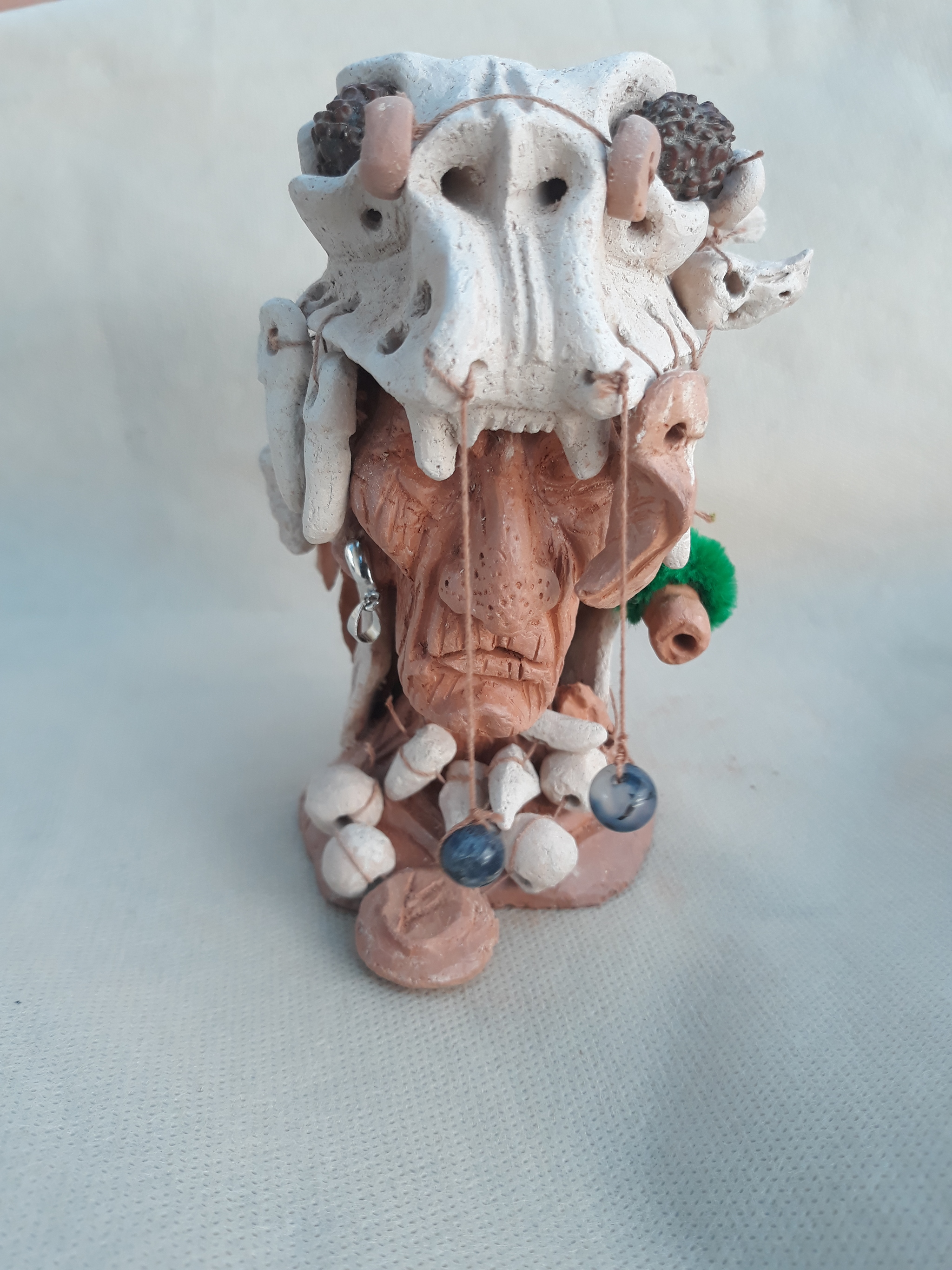 Two Shamans. Ceramics. My - My, Handmade, Needlework without process, Ceramics, Pipe Smoker, Longpost