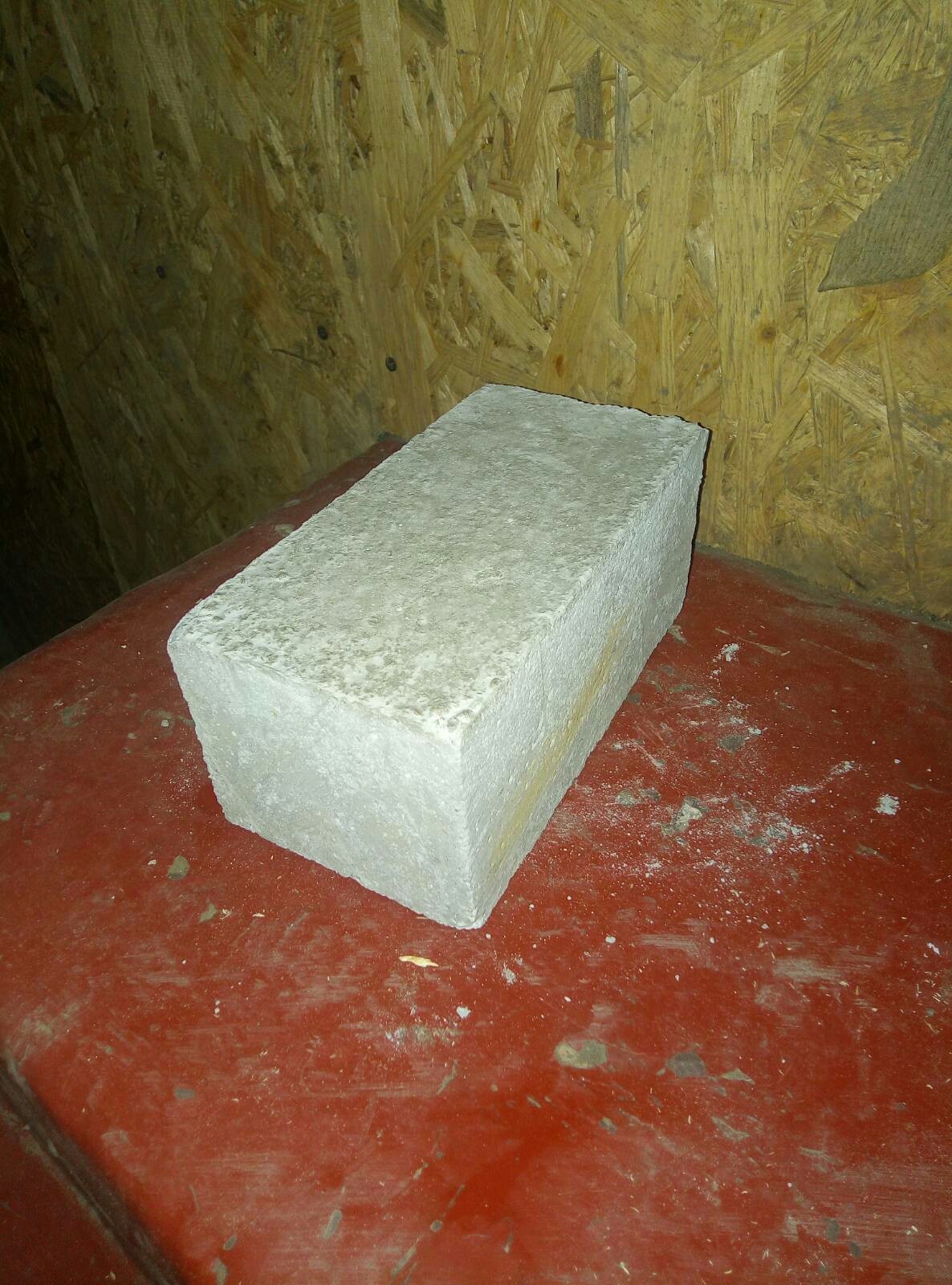 DIY slag concrete brick - My, Bricks, With your own hands, Slag, Cement, Longpost, Needlework with process