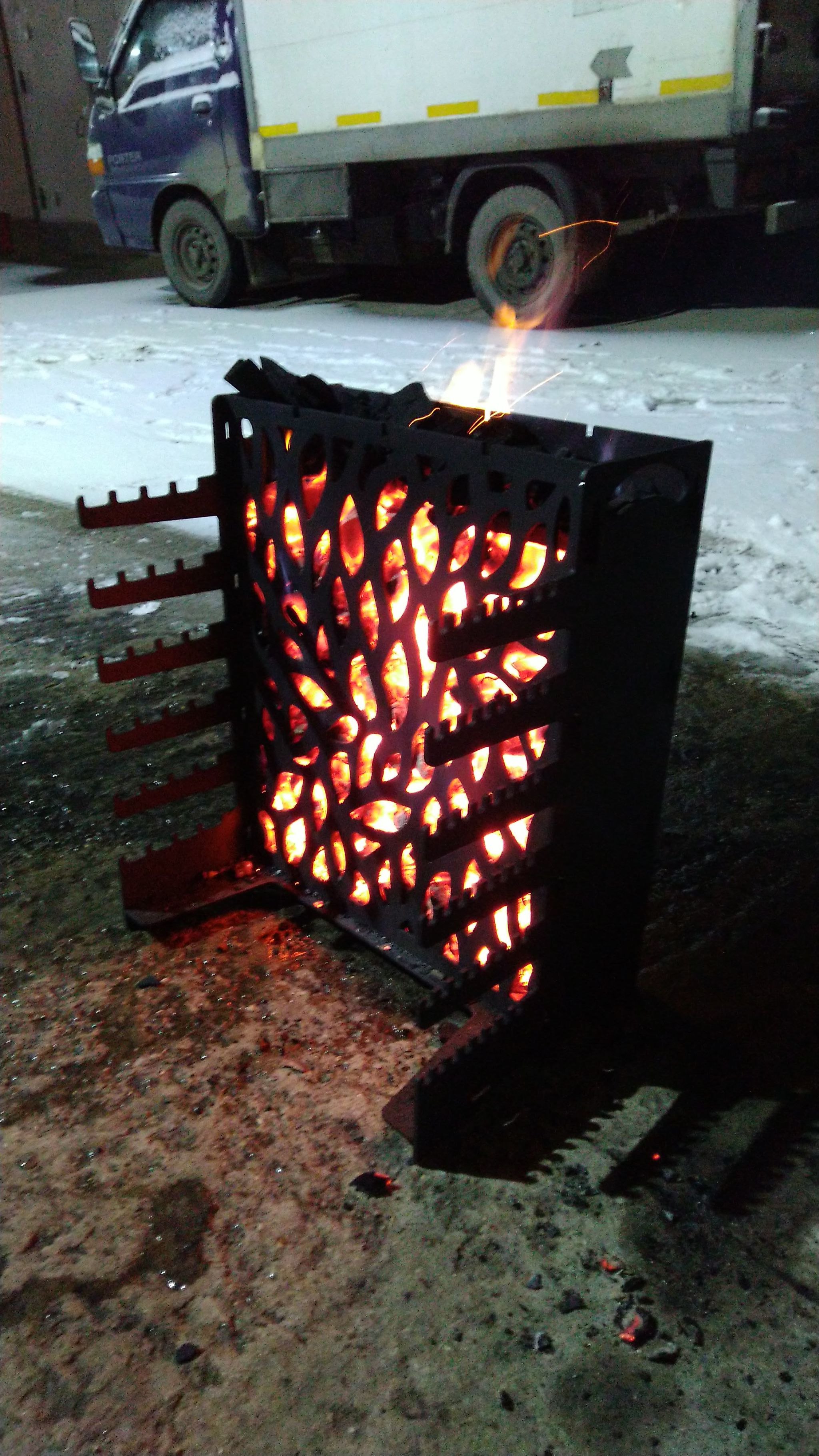 Ecomangal - My, Brazier, Plasma cutting, Presents, Longpost