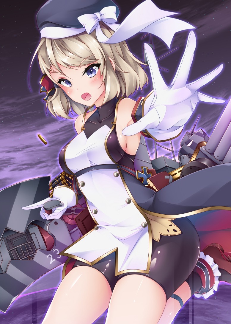 Ironbloods - Anime, Anime art, Azur lane, Iron Blood Fleet, A selection, Longpost, Bismarck, Prinz Eugen, Graf Zeppelin, Z23, Admiral Hipper, Admiral graf spee, Tirpitz, Roon