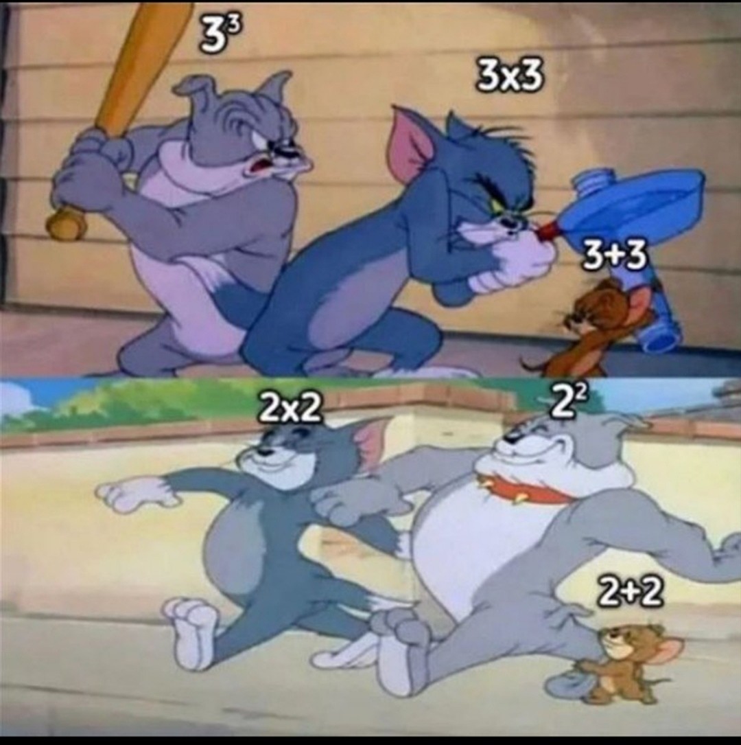 Fun math - Mathematics, Tom and Jerry, Longpost