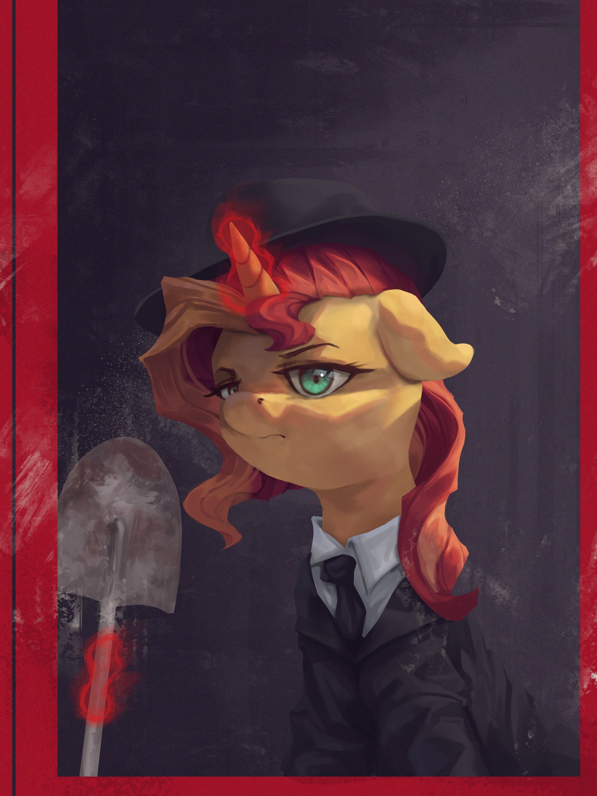 Shim Shady - My Little Pony, PonyArt, Sunset Shimmer, Vanillaghosties, Кроссовер, Eminem