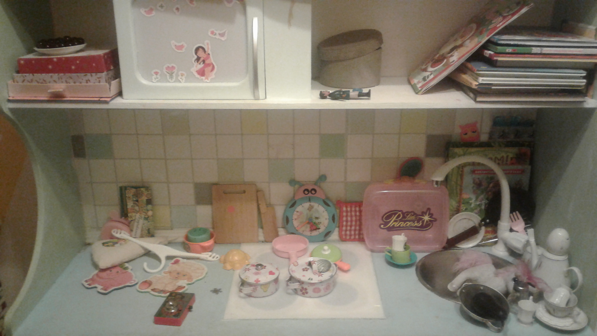 Kitchen for daughter - My, Needlework, Longpost, Needlework with process, Kitchen, For children, With your own hands