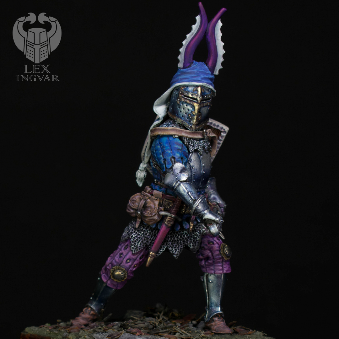 Lion of Sponheim (final) - My, Painting miniatures, Miniature, Knights, Painting, Bavaria, Longpost