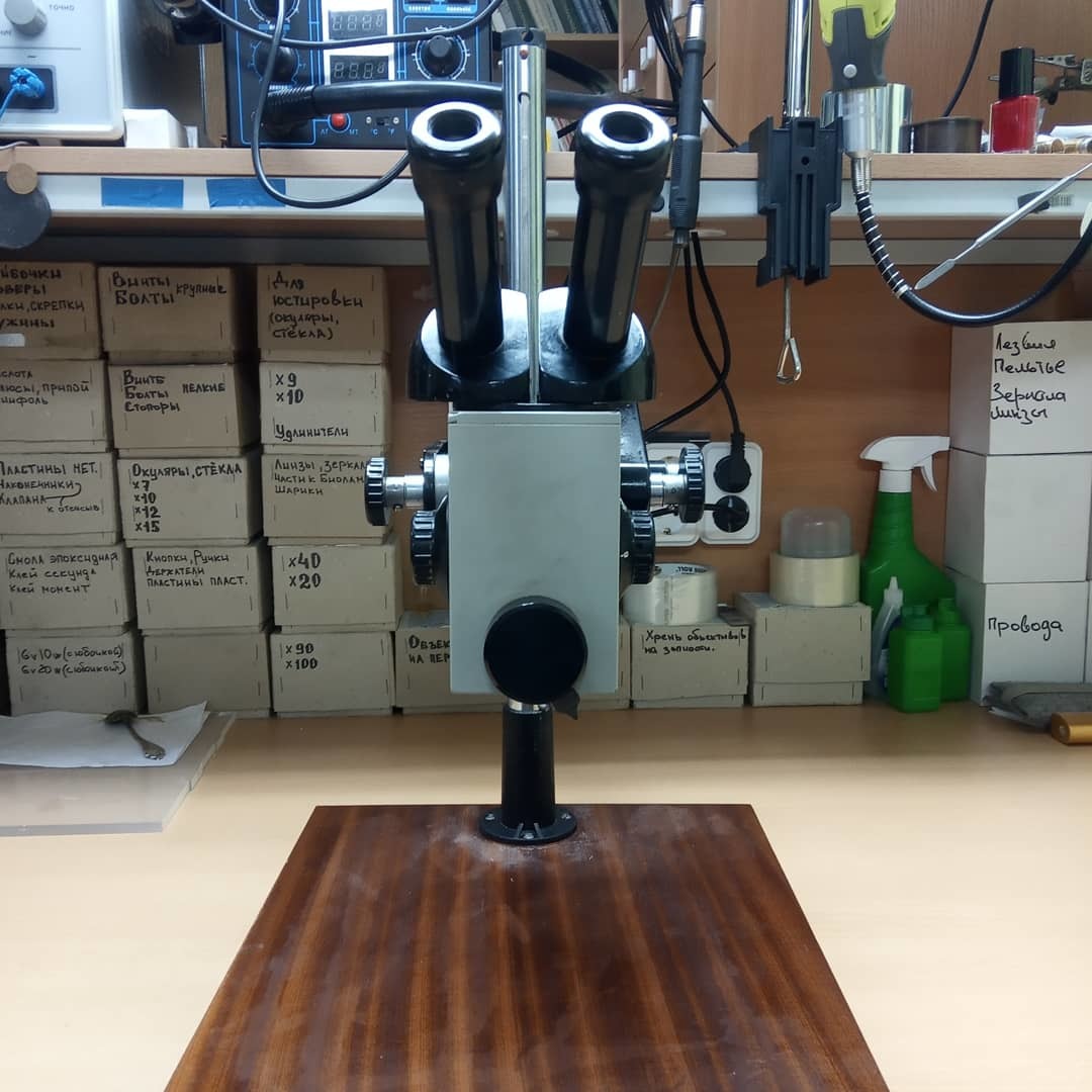 Microscope for working from junk - My, We make a microscope, Soviet optics, Longpost, Microscope