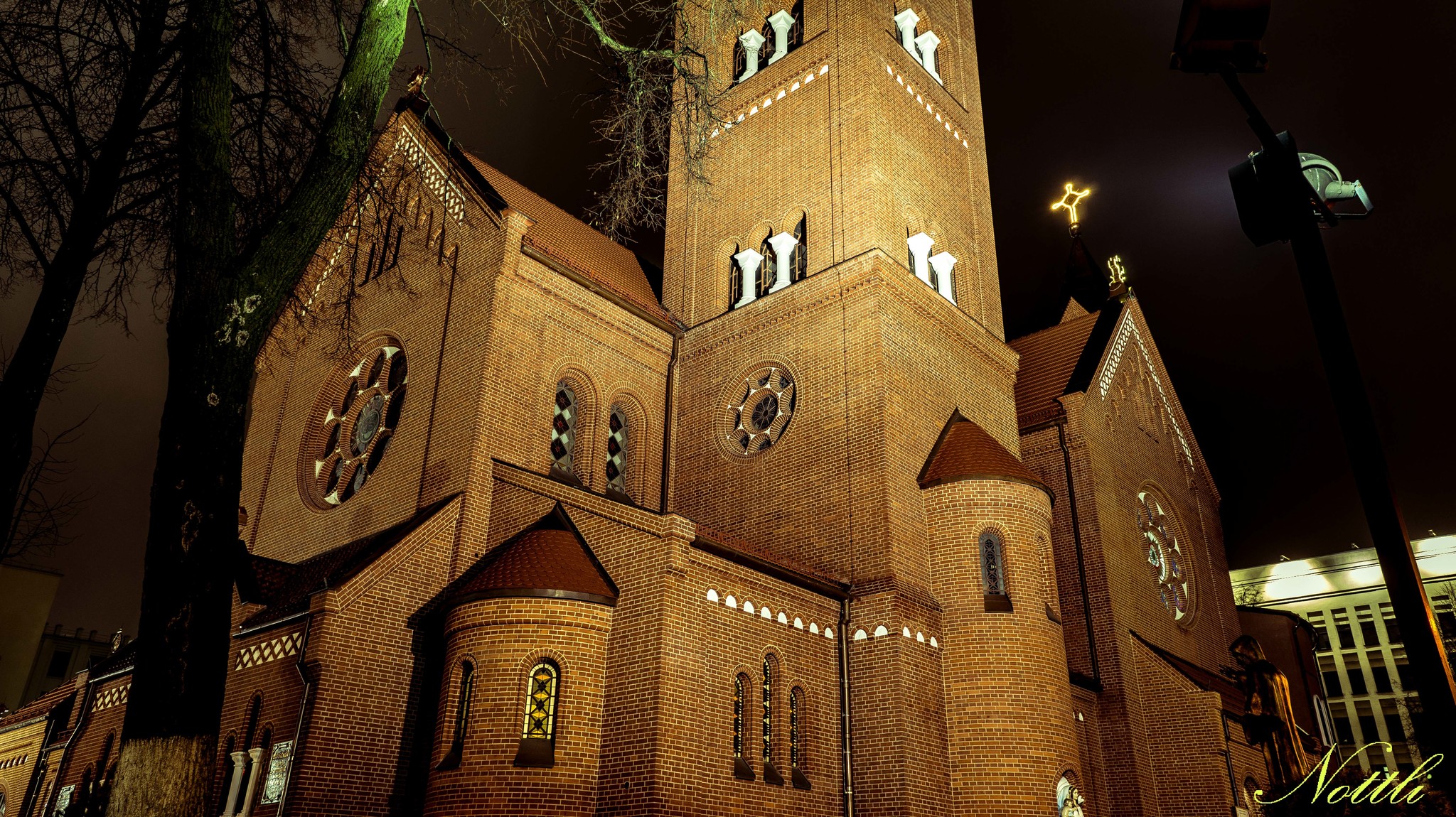 Night church - My, Republic of Belarus, Minsk, Church, Night, The photo, Longpost