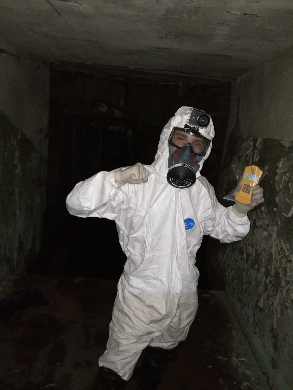 Basement of the medical unit “MSCh-126”. The real danger of the object. This is how death dances - My, Medical unit, Pripyat, Chernobyl, Radiation, Stalker, Urbanism, Zuo, Video, Longpost