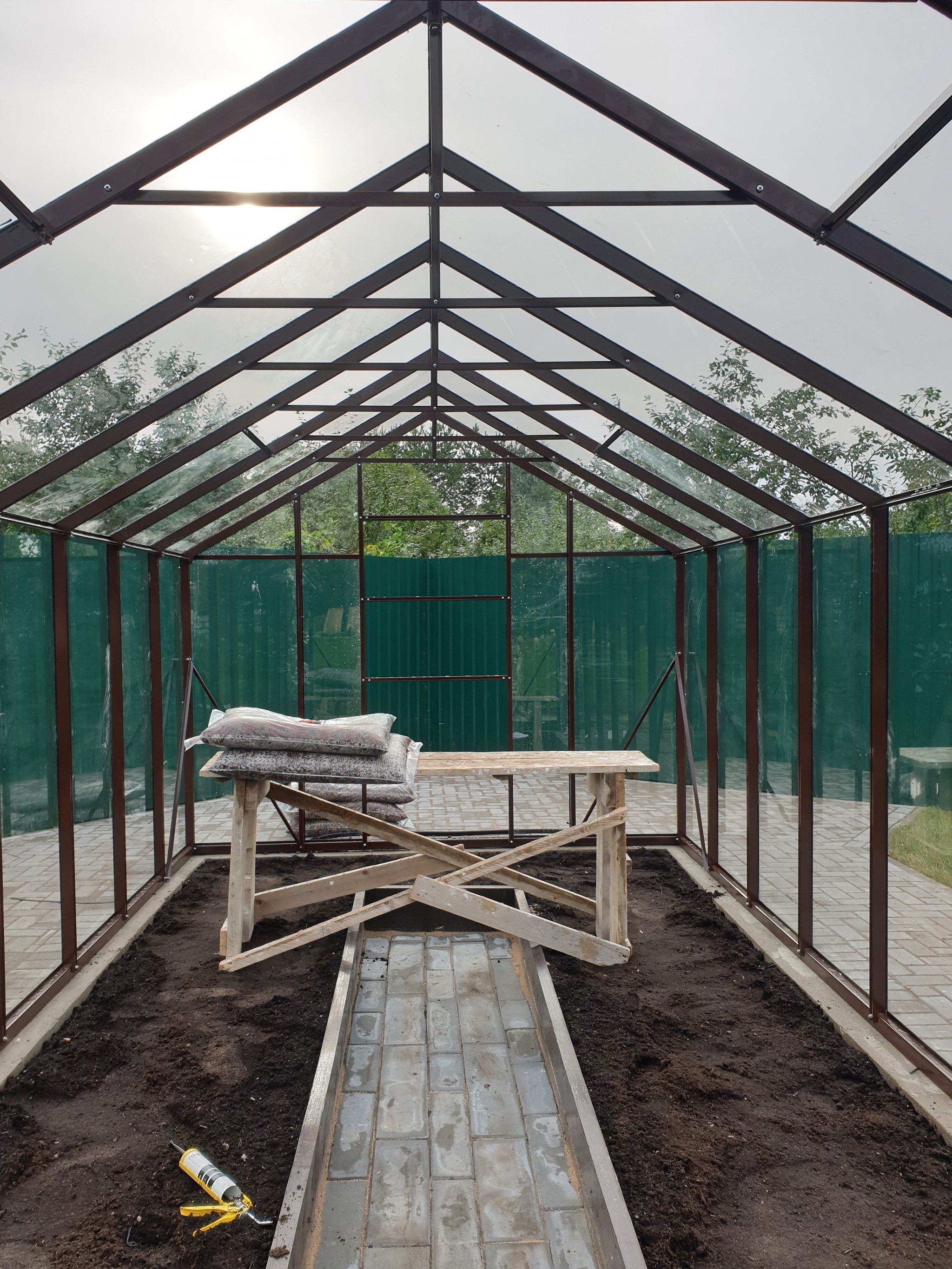 Greenhouse for the soul - Greenhouse, Landscape design, Paving stones, Building, Saint Petersburg, Video, Longpost